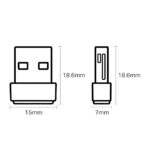 Adaptador USB WIFI Doble Banda AC600 Archer T2U nano TPLINK - Imagen 4