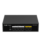 Switch PoE no administrado, con 6 puertos 10/100 Mbps Ruijie RG-ES106F-P