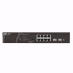 Switch PoE no administrado con 10 puertos 10/100/1000 Mbps Ruijie RG-ES110GDS-P