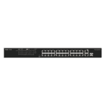 Switch PoE no administrado de 2 puertos Gigabit y 24 puertos 10/100 Mbps Ruijie RG-ES126FGS-P